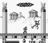 une photo d'Ã©cran de Castlevania 2 - Belmont s Revenge sur Nintendo Game Boy
